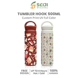 Tumbler Custom Japan Hook 500ML Cetak UV Print Full Color