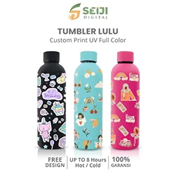 Tumbler Lulu Custom Cetak UV Print Full Color
