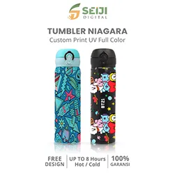 Tumbler Custom Niagara Cetak UV Print Full Color